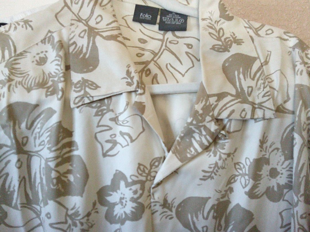 Hawaiian Shirt  xl folio  silk