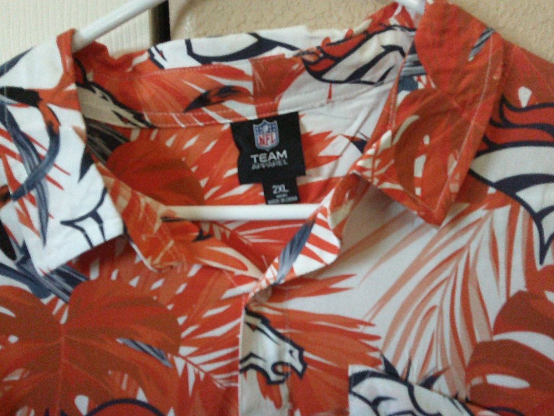 BRONCO CAMP SHIRT, 2XL