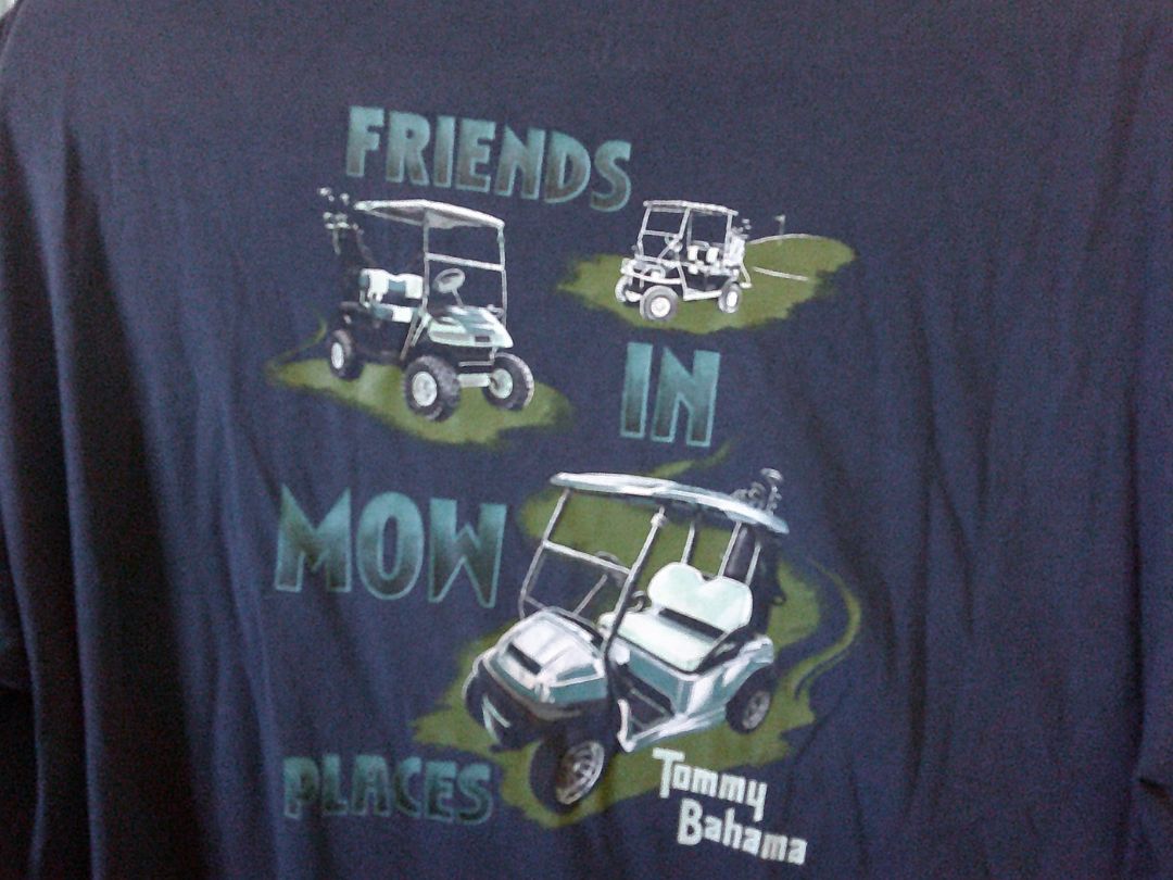 Tommy T-SHIRT Shirt     XL  GOLF CARTS
