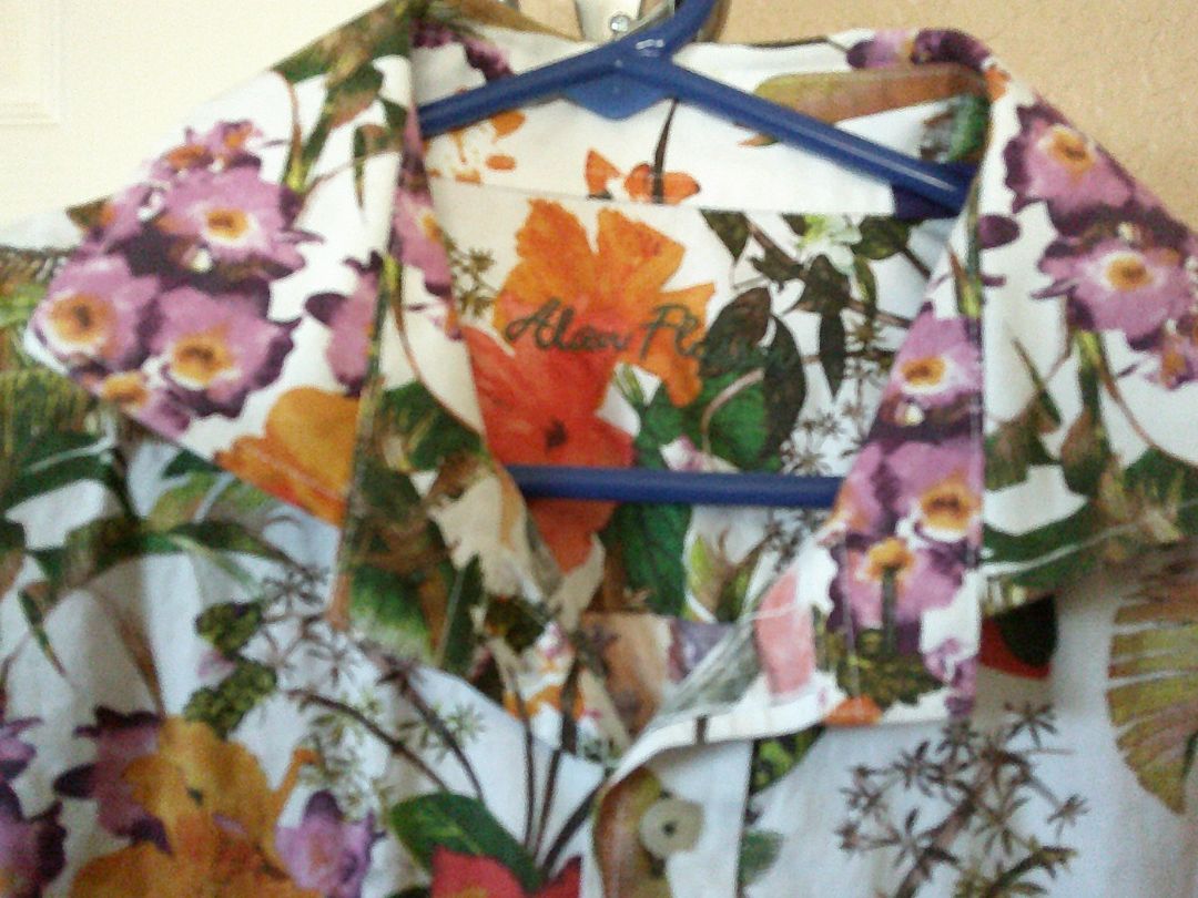 Hawaiian Shirt  ALAN FLESSER LARGE FLORAL
