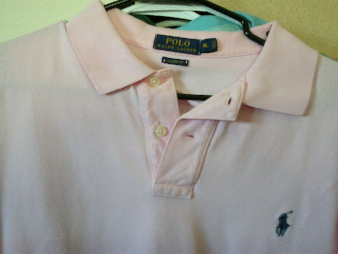 POLO SHIRT  XL  PINK