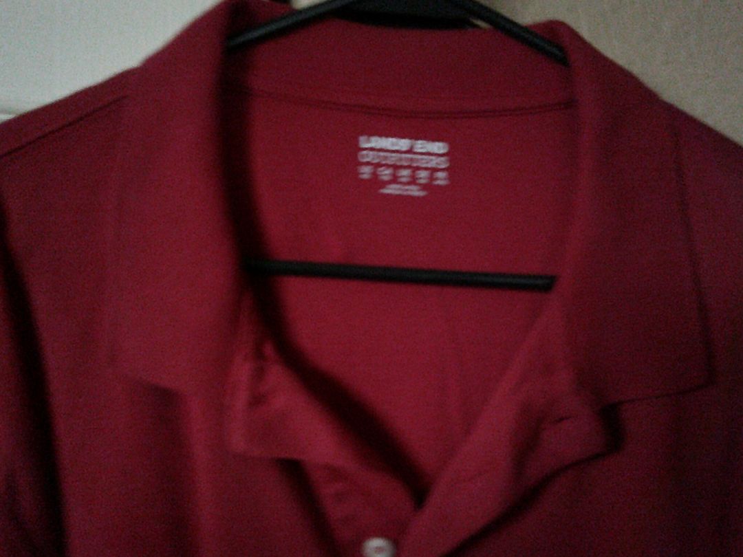 SHIRT LANDS END RED XXL