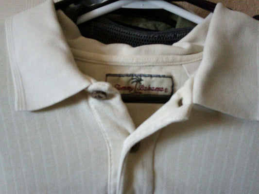 Tommy Bahama Shirt- BEIGE-XL