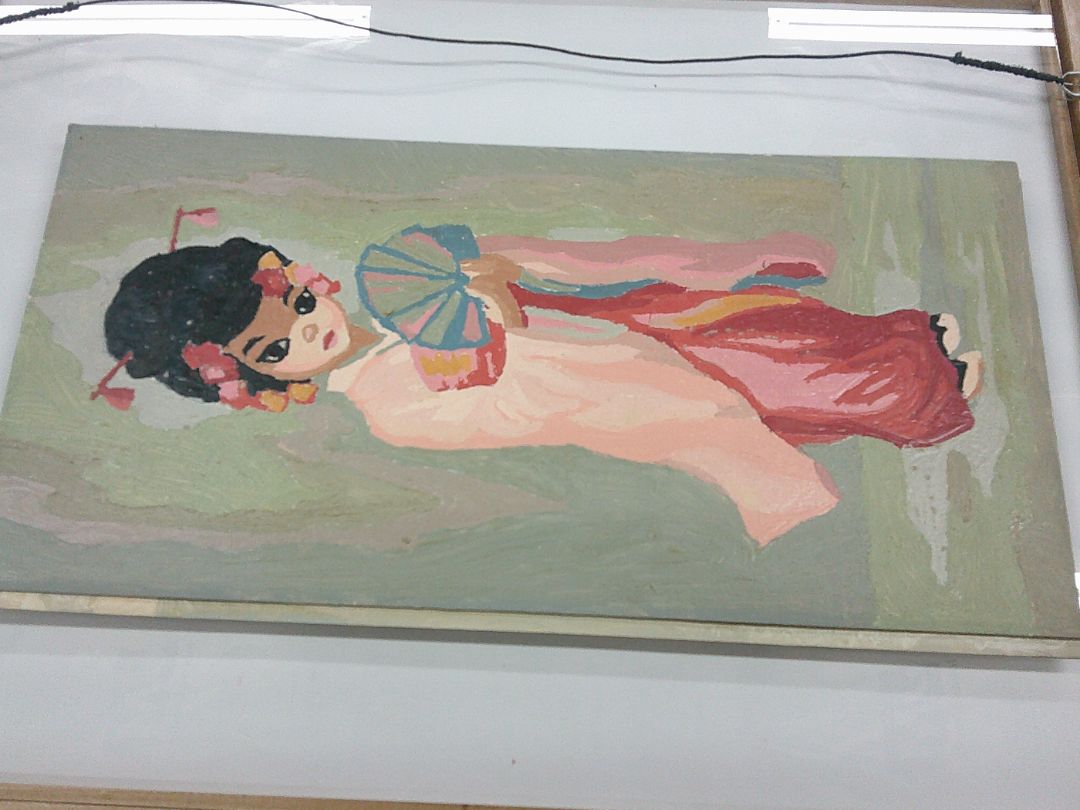 BIG EYED GIRL PAINT BY NUMBER- ASIAN