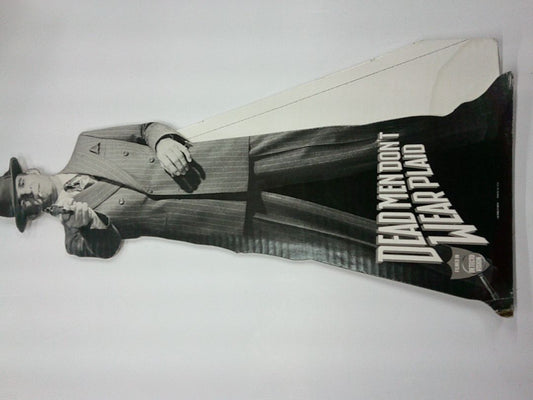 MINI STANDEE "DEAD MEN DONT WEAR PLAID" 1982