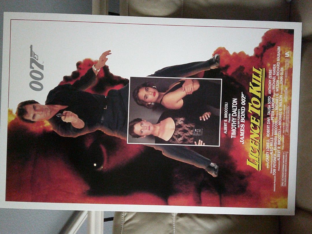 MOVIE POSTER- LICENSE TO KILL 007