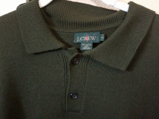 JCREW SWEATER- GREEN- LARGE