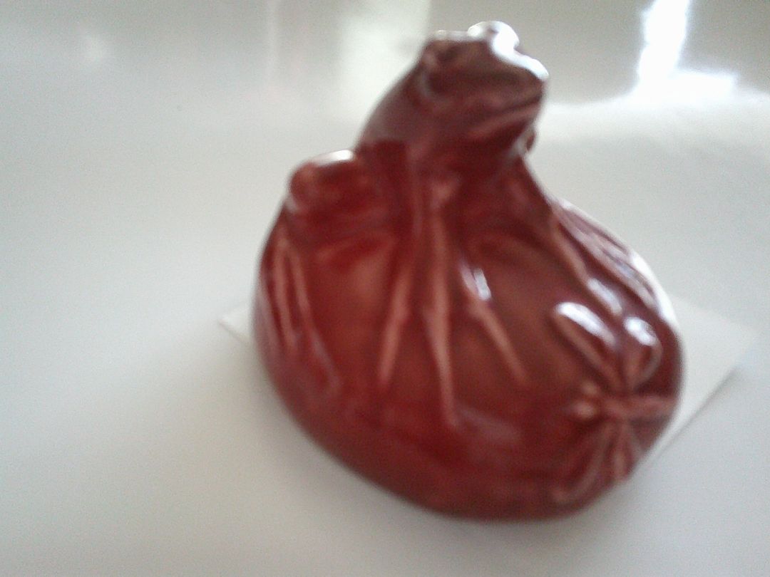 FROG FIGURINE- CANADIAN POTTERY
