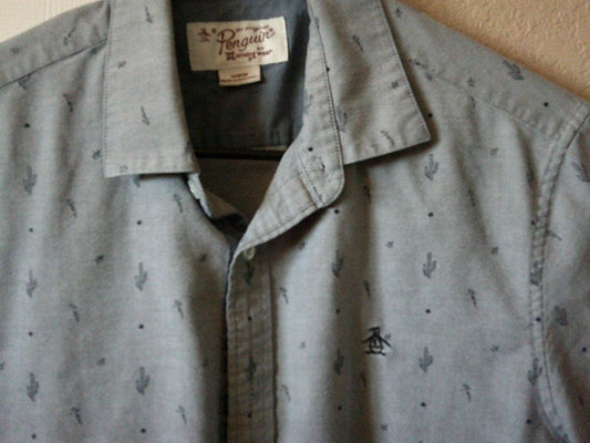 CAMP SHIRT- PENQUIN- ARIZ PATTERN- MED