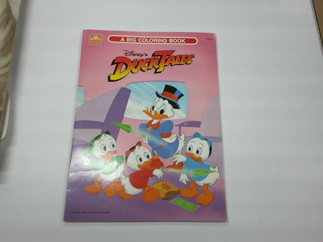 duck tales coloring book  1987  #1135-11