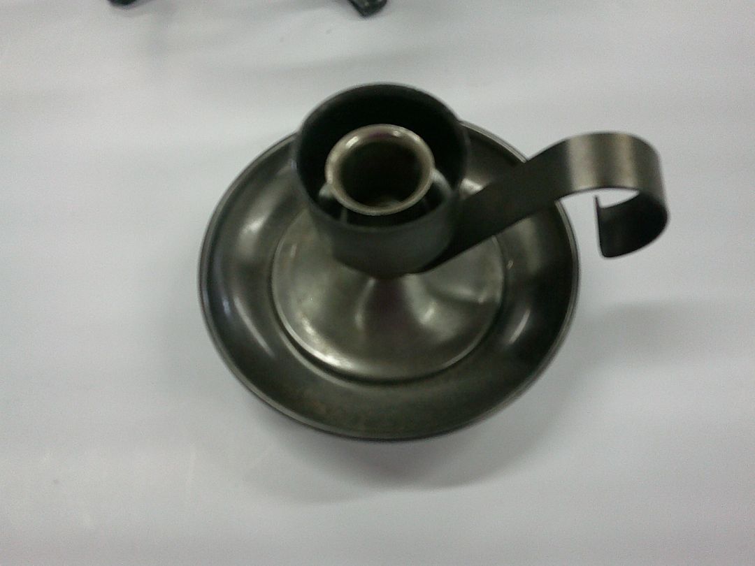 PREISNER PEWTER COMPANY PEWTER CANDLE HOLDER