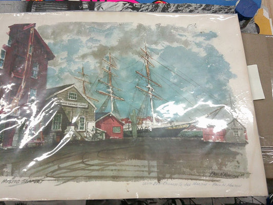 PRINT- MYSTIC SEAPOST-SIGNED PAUL NORTON 64