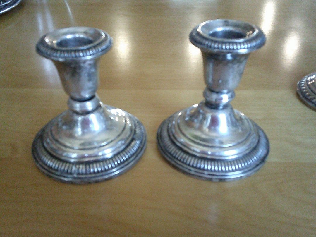 STERLING CANDLESTICKS FRANK M WHITING #200