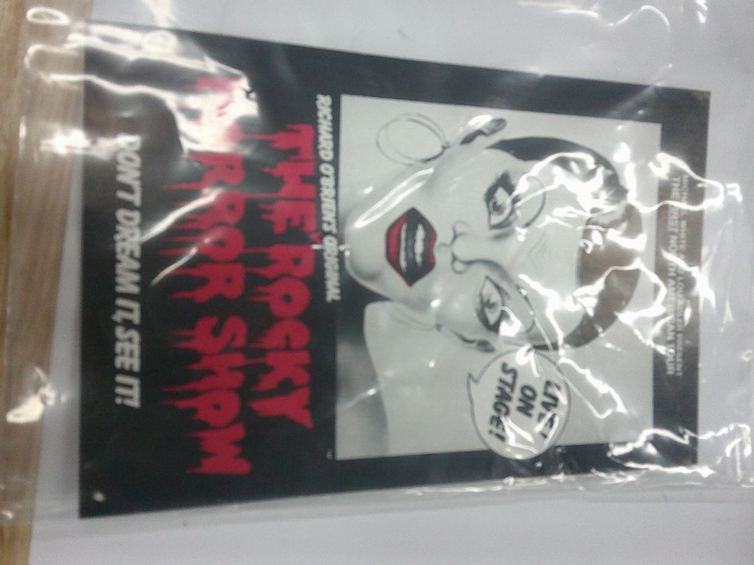 nORTH aMERICA lIVE TOUR ROCKY HORROR PICTURE SHOW- TIX AD 1980, 6 BY 8