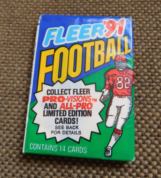 1991 Fleer Football Unopened Pack