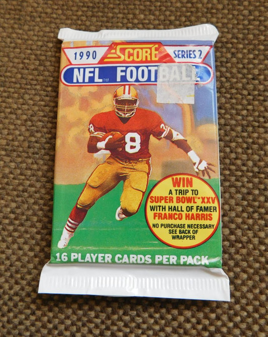 1990 Score Football Unopened Pack