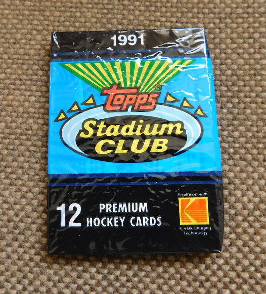 1991 Topps Stadium Hockey Unopened Pack