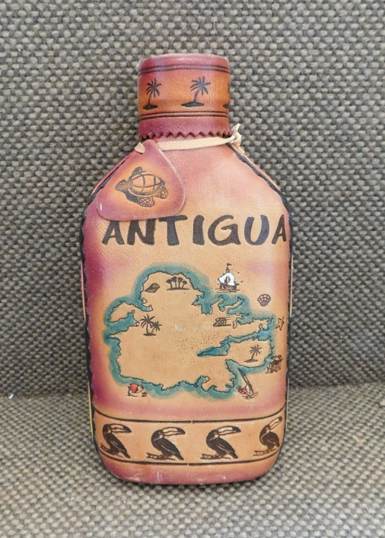 Antigua Leather Covered Bottle