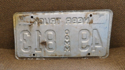 Nebraska License Plate