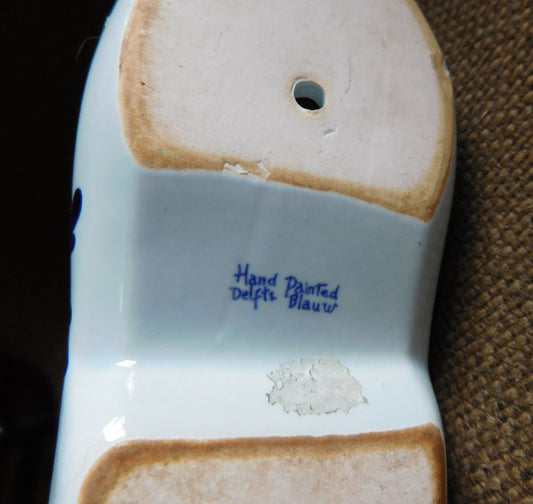 Delft Ceramic Shoe