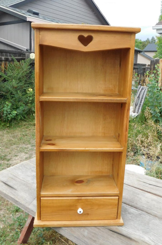 Wood Shelf Unit, 35 1/2" Tall