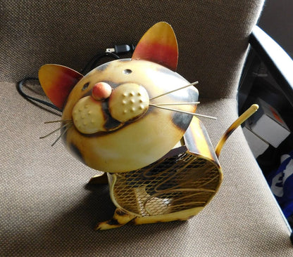 Cat Fan, 12" Tall
