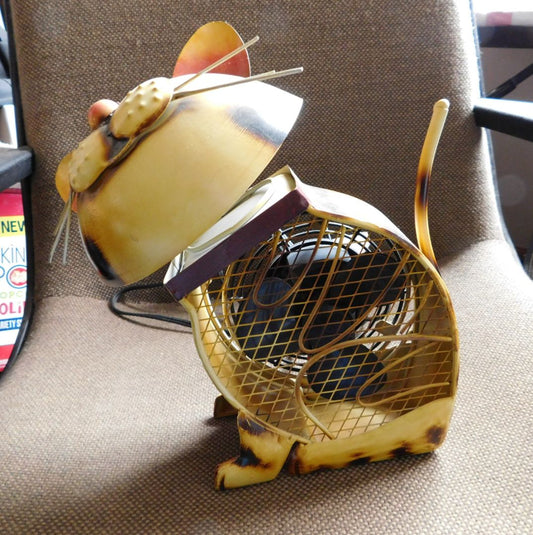 Cat Fan, 12" Tall