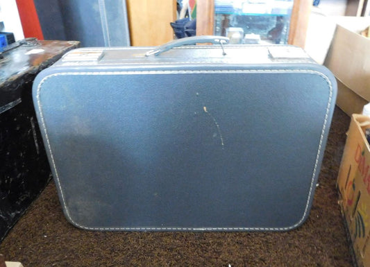 Medium Size Blue Suitcase