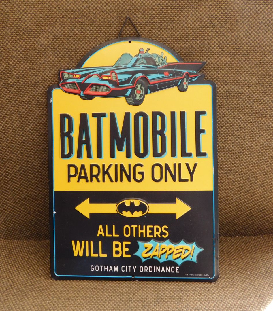 Batmobile sign