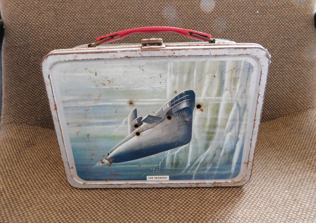 Damaged USS Seawolf Lunchbox
