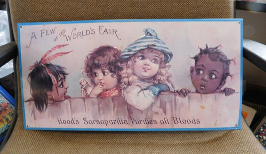 World's Fair Metal Sign
