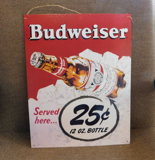 Budweiser Metal Sign