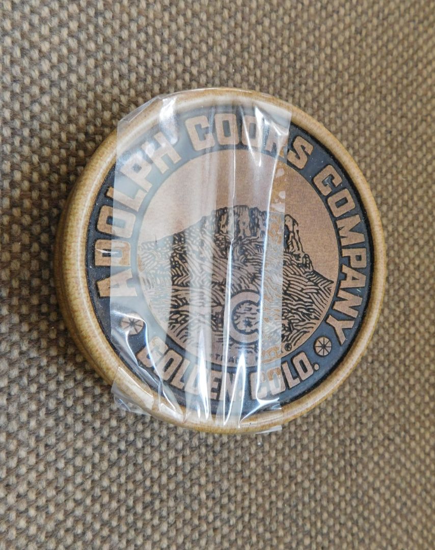 4 Leather Coors Coasters