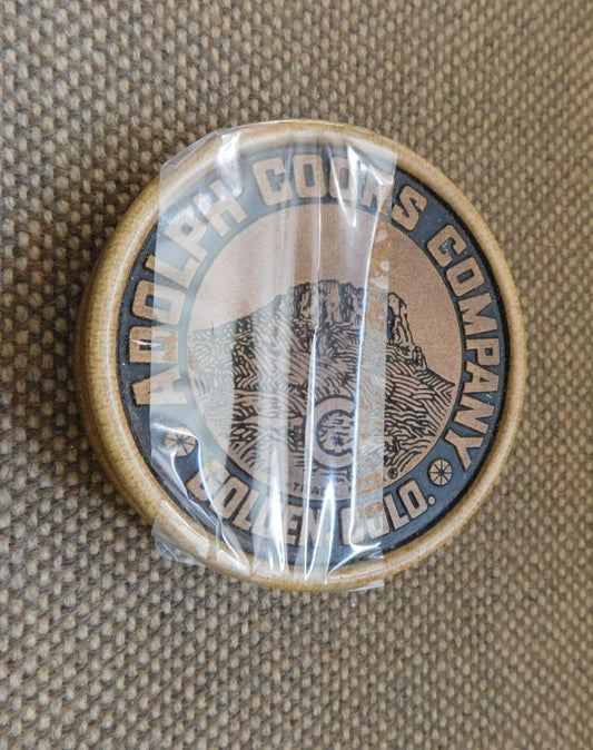 4 Leather Coors Coasters