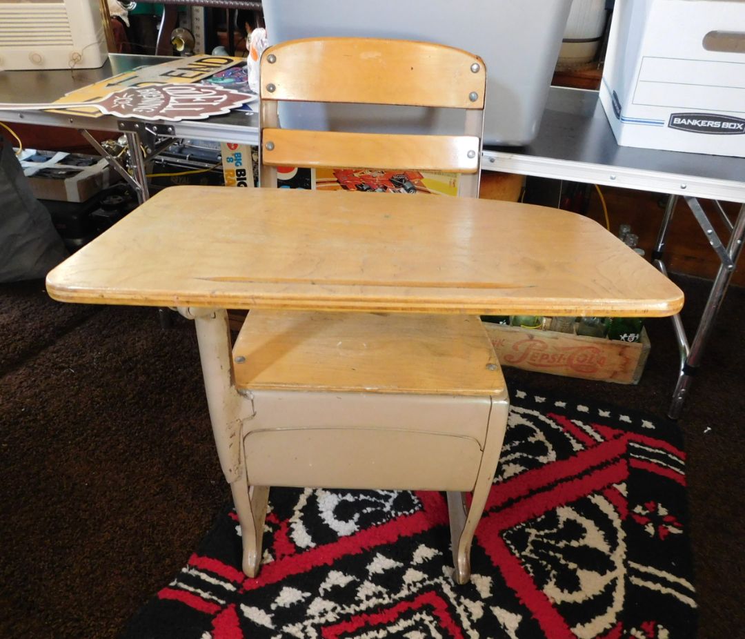 Wood School Desk