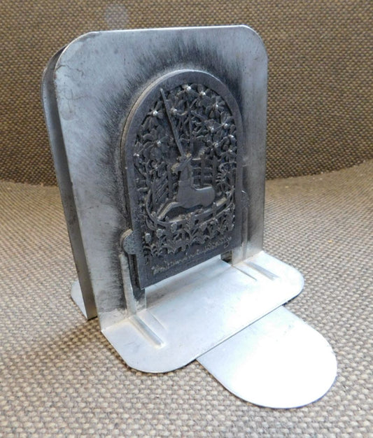 Unicorn Metal Bookends