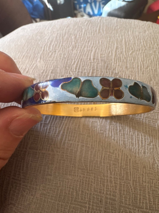 Robert Kuo Vintage Cloisonné Bangel