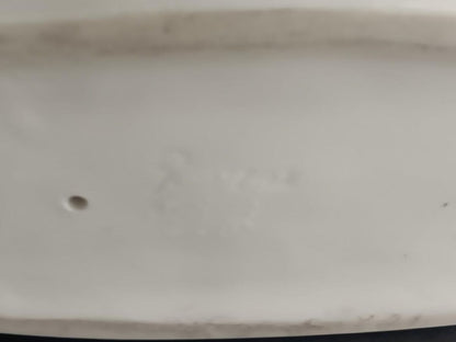 Passau 1930's Art Deco Dressel & Kister-Passau signed horn blue brush mark, 12 x 10
