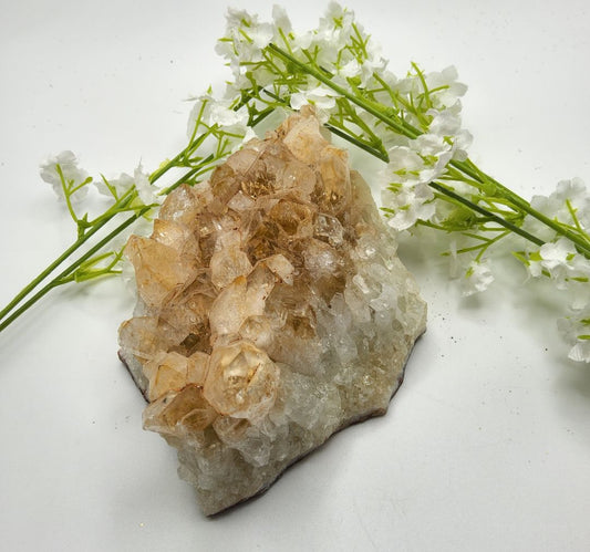 Flat Base Citrine Stones