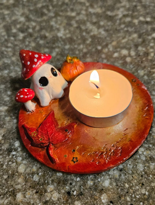 Lil ghosty fall Tealight Holder