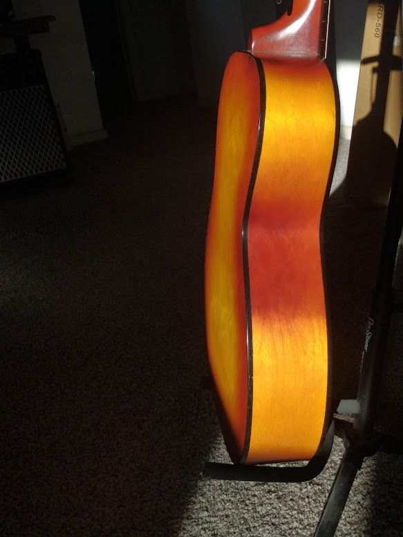 Sunburst Harmony Vintage Harmony Guitar H150 Studio Special