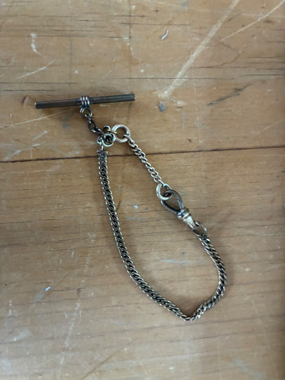 Antique watch chain bracelet