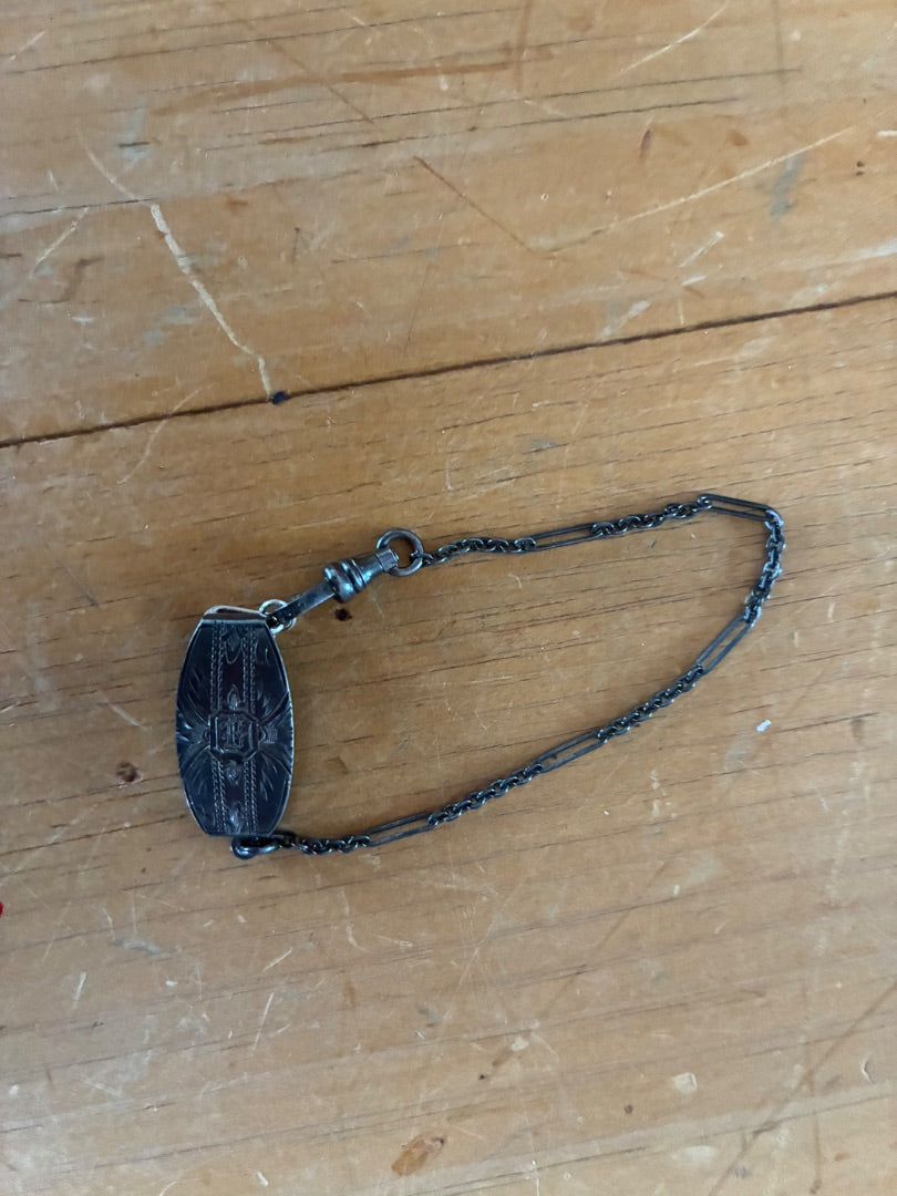 Antique watch chain bracelet