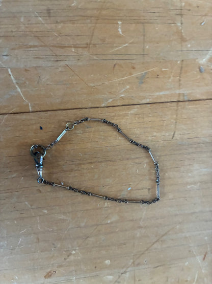 Antique watch chain bracelet