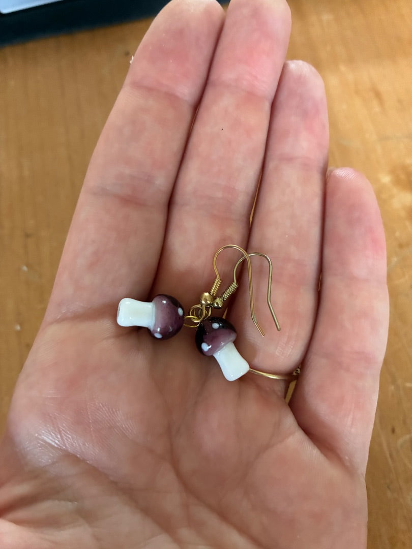 Lampwork earrings