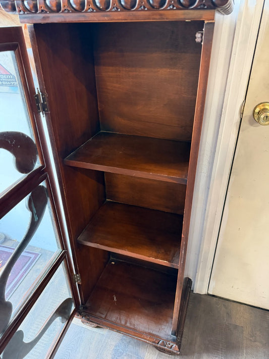 Vintage Glass cabinet from Romania