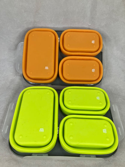 Green/Orange Eco One Food Tray, 12