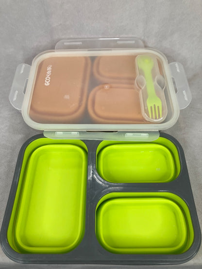 Green/Orange Eco One Food Tray, 12