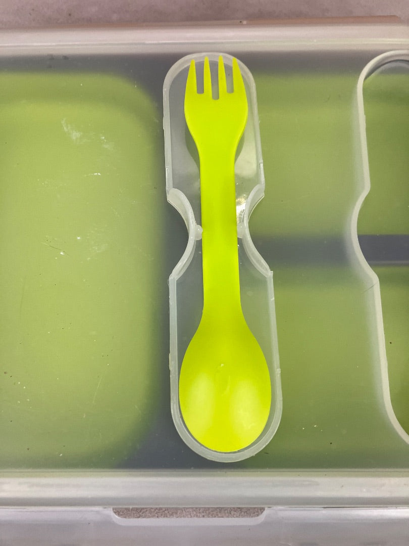 Green/Orange Eco One Food Tray, 12