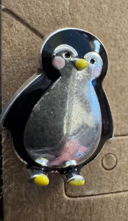 H-Penguin stud earrings